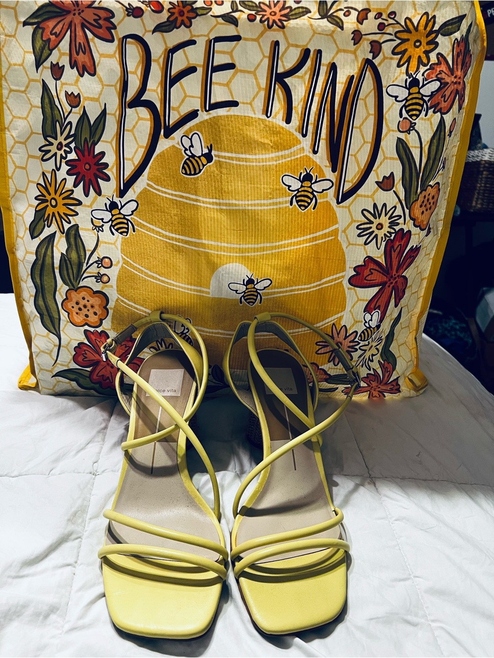Dolce Vita Lemon Strappy Square-Toe Sandals